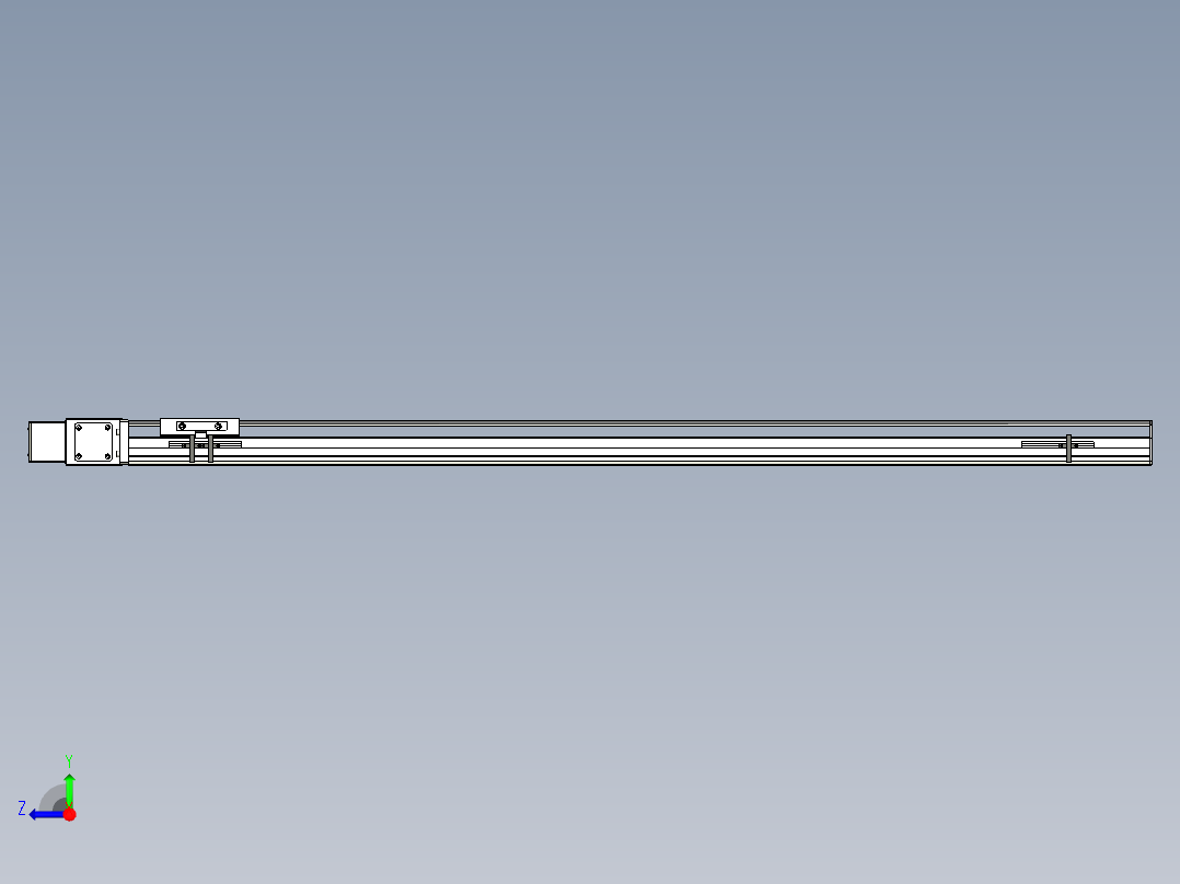 Toyo东佑达直线模组-ETB10-1200-R右视图
