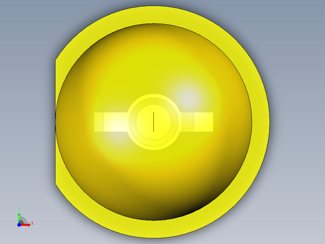LED_Round_Yellow_D5.0mm前视图