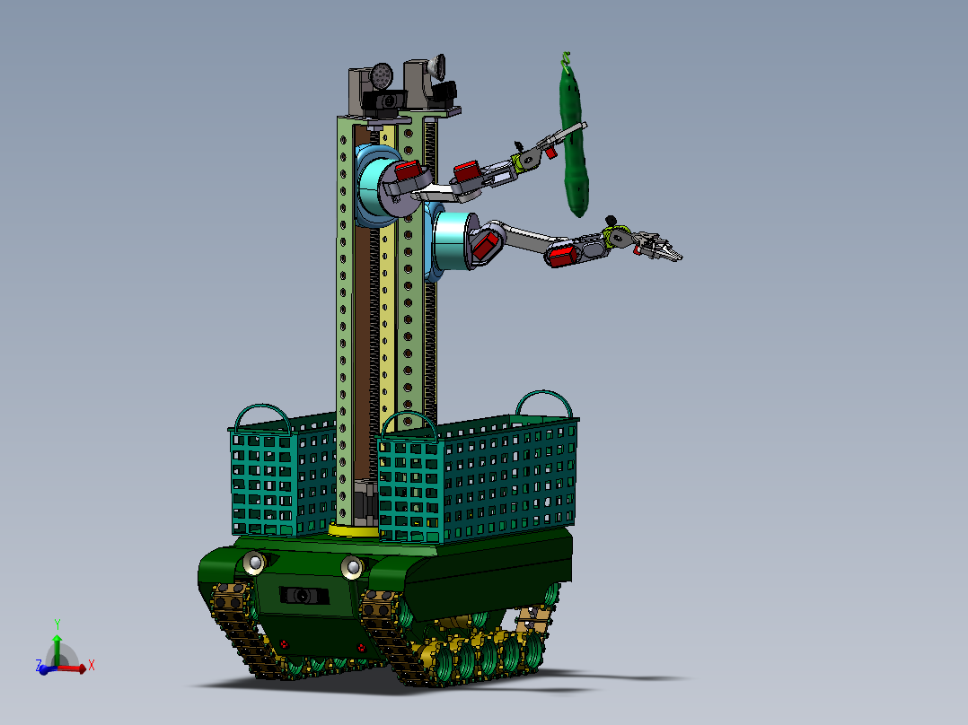 机械手采摘车水果采摘蔬菜采摘