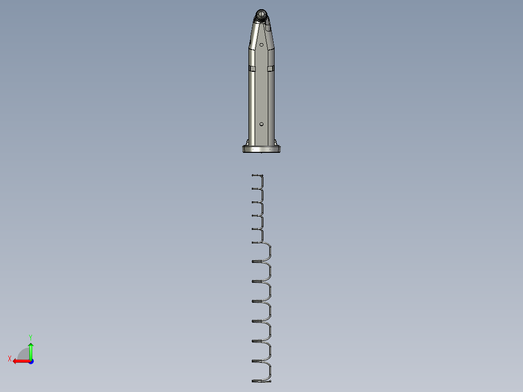 SS M17 弹匣后视图