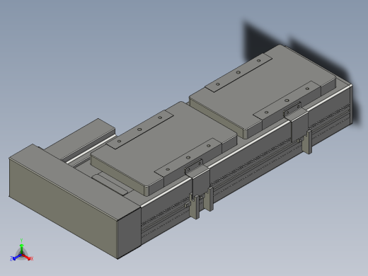直线模组LHC14-S150-R设计图纸