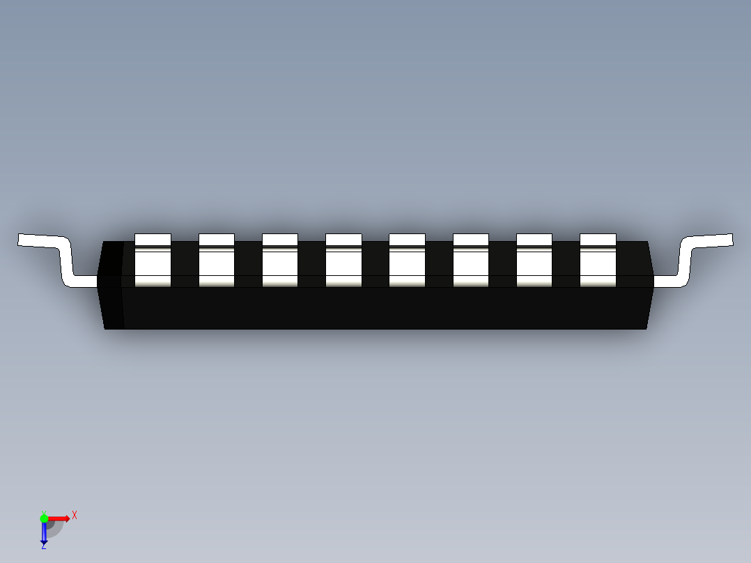 集成电路封装TQFP 32俯视图