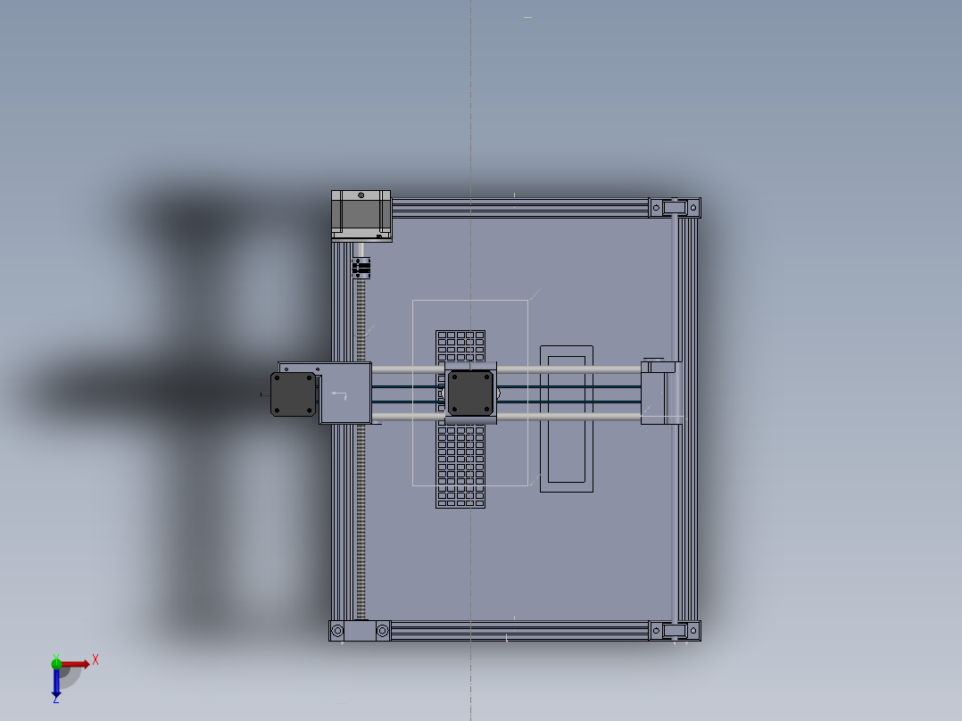 自动排码机俯视图