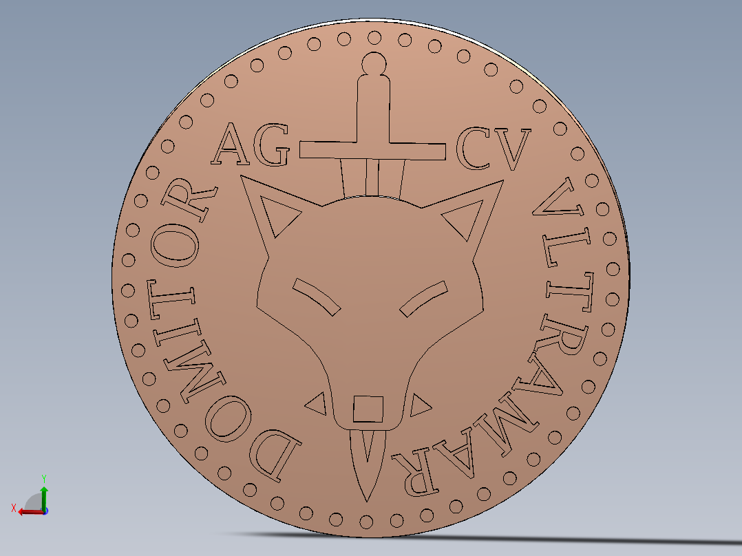 传统古钱币主视图