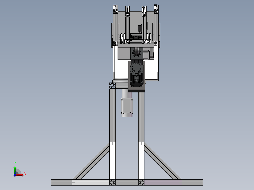 舷梯三维图前视图