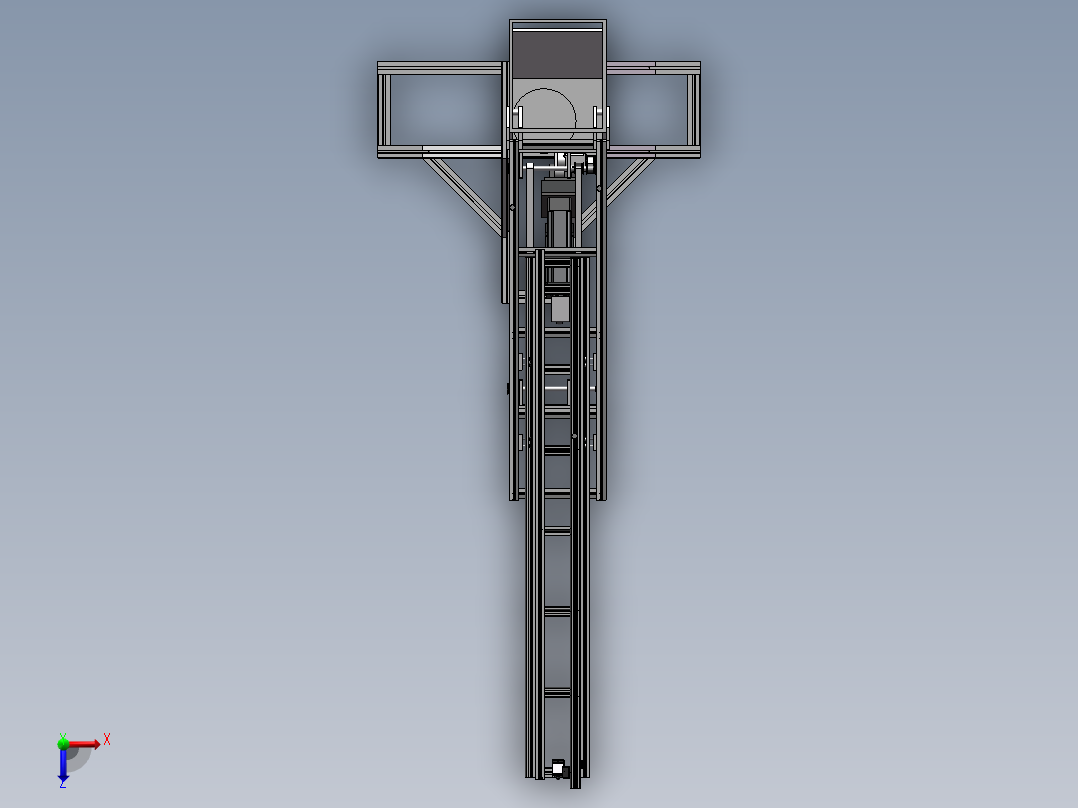 舷梯三维图俯视图