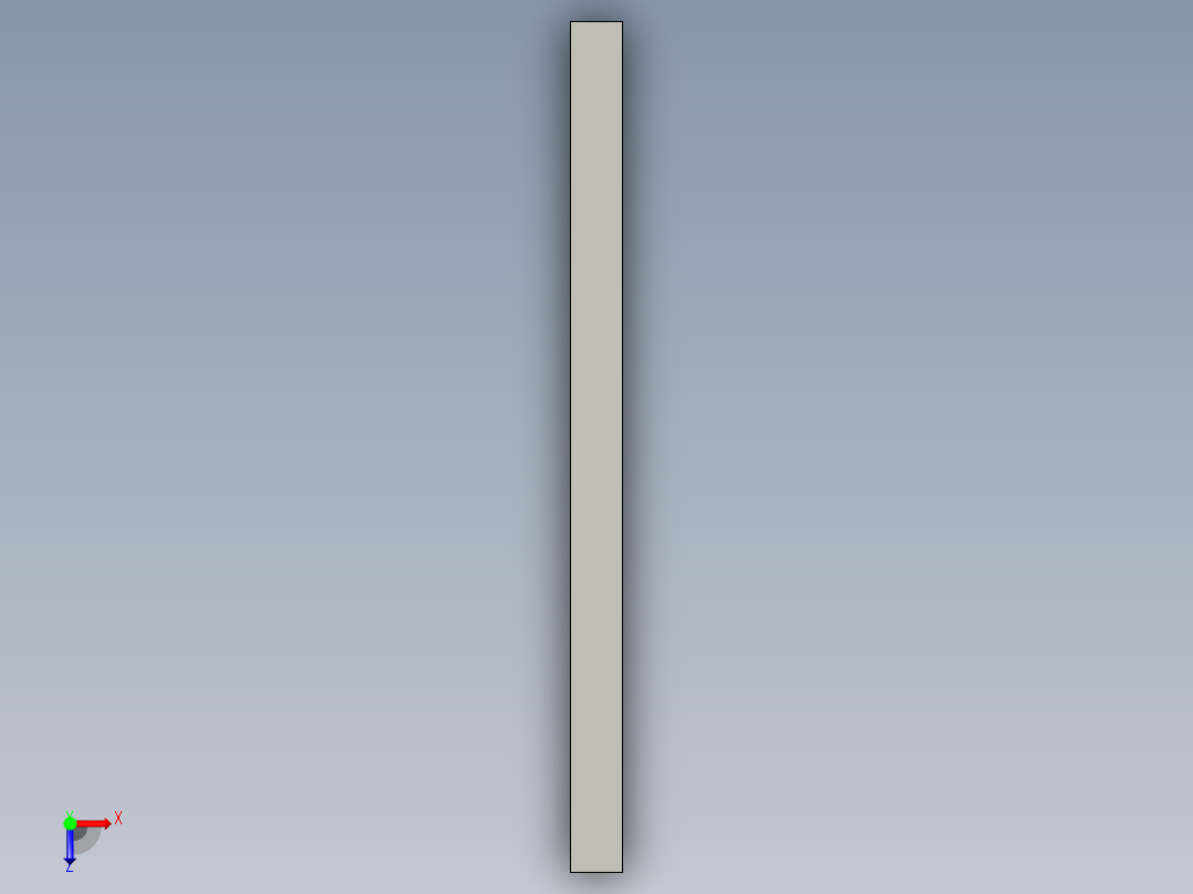 滑軌(C槽鐵型)SBGC-3D多系列多零件图纸模型俯视图