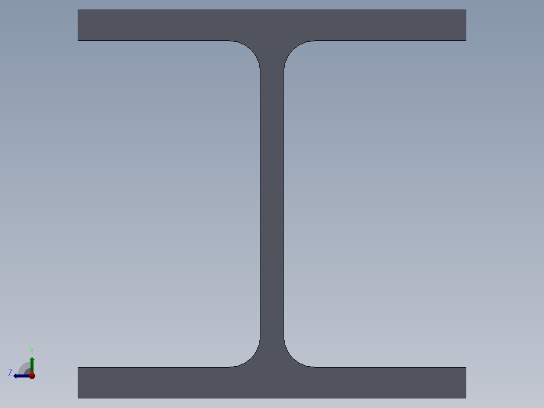 GBT11263H型钢和T型钢3D模型右视图