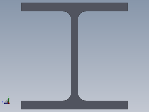 GBT11263H型钢和T型钢3D模型右视缩略图