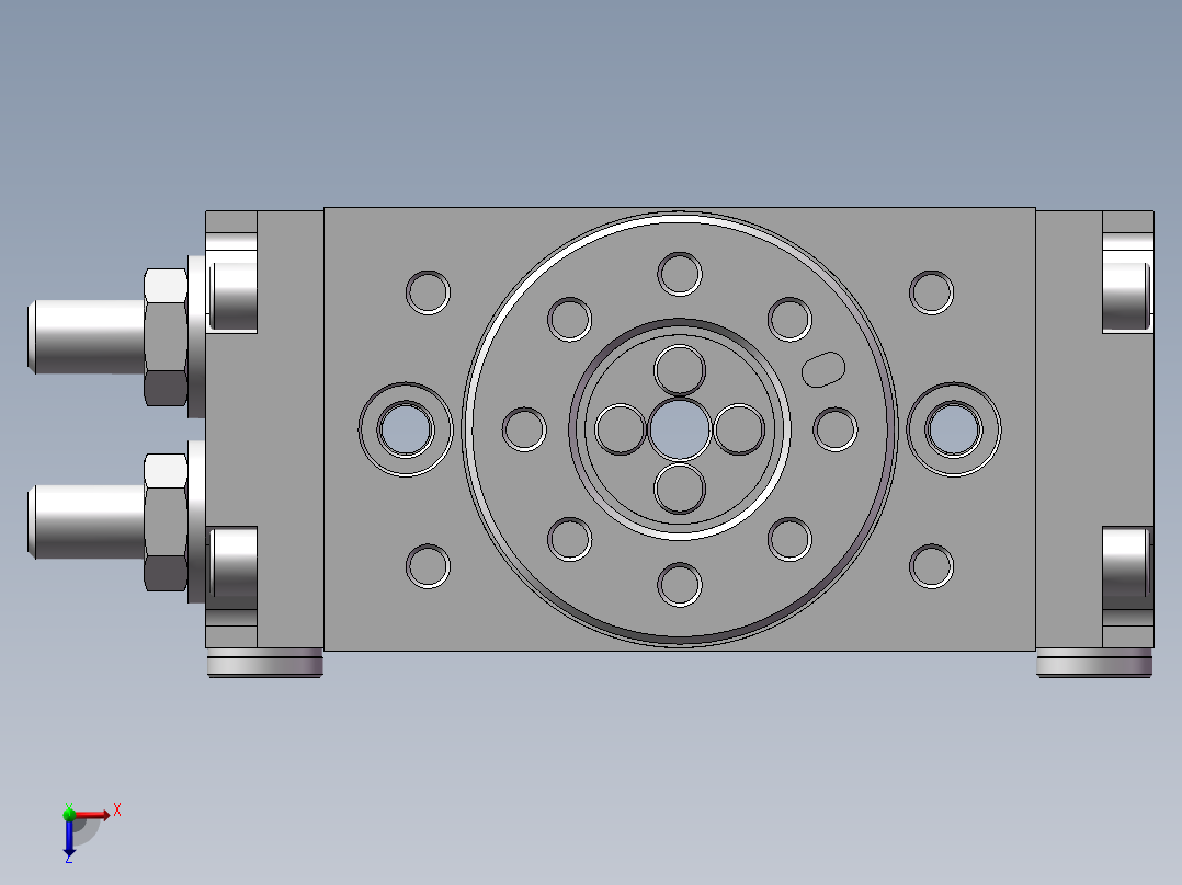 裁剪A4纸结构俯视图