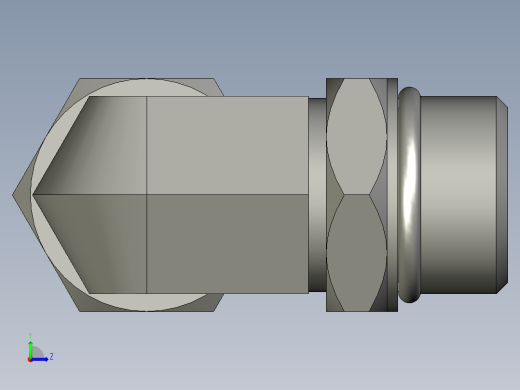 卡套式工业通用硬管接头12_c5bu-s左视缩略图