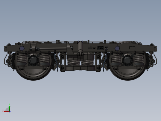 214火车转向架后视缩略图