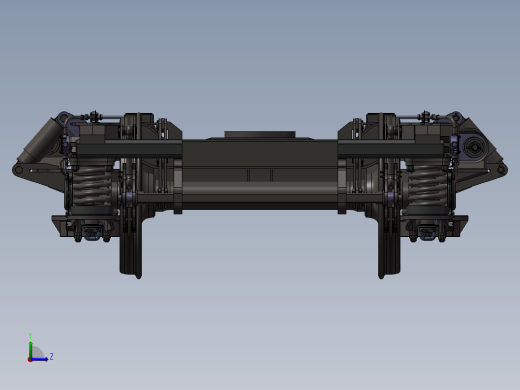 214火车转向架左视缩略图