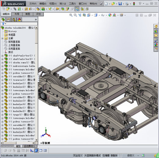 214火车转向架缩略图