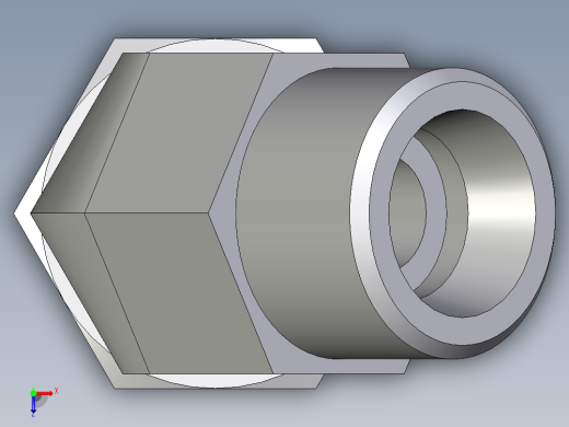 卡套式工业通用硬管接头EO_Swivel_nut_45_deg_elbow_EV12SOMDCF俯视缩略图