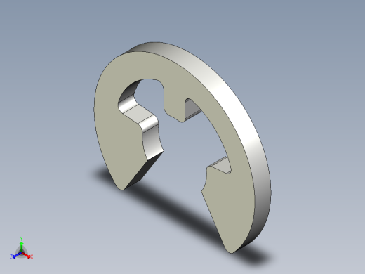 E形扣環NETW．NETWS-3D多系列多零件图纸模型