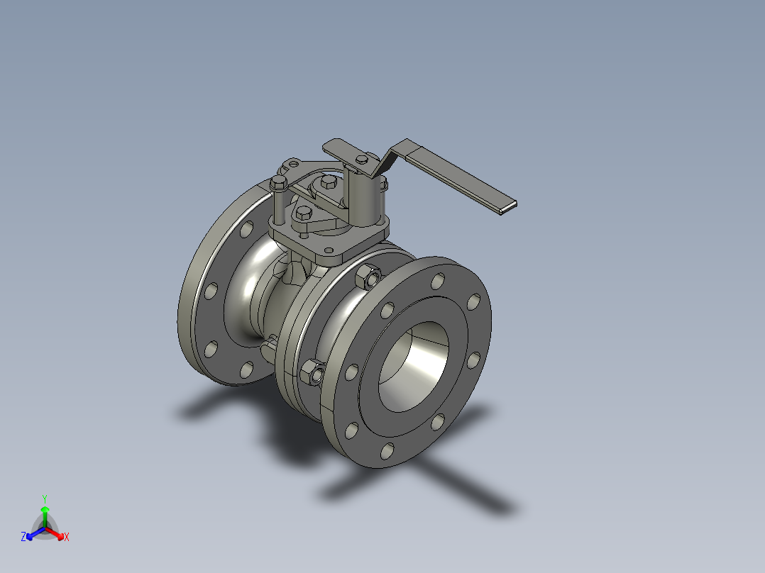 球阀4-class-150-SOLIDWORKS 2011-STEP _ IGES