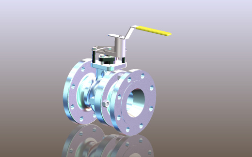 球阀4-class-150-SOLIDWORKS 2011-STEP _ IGES缩略图