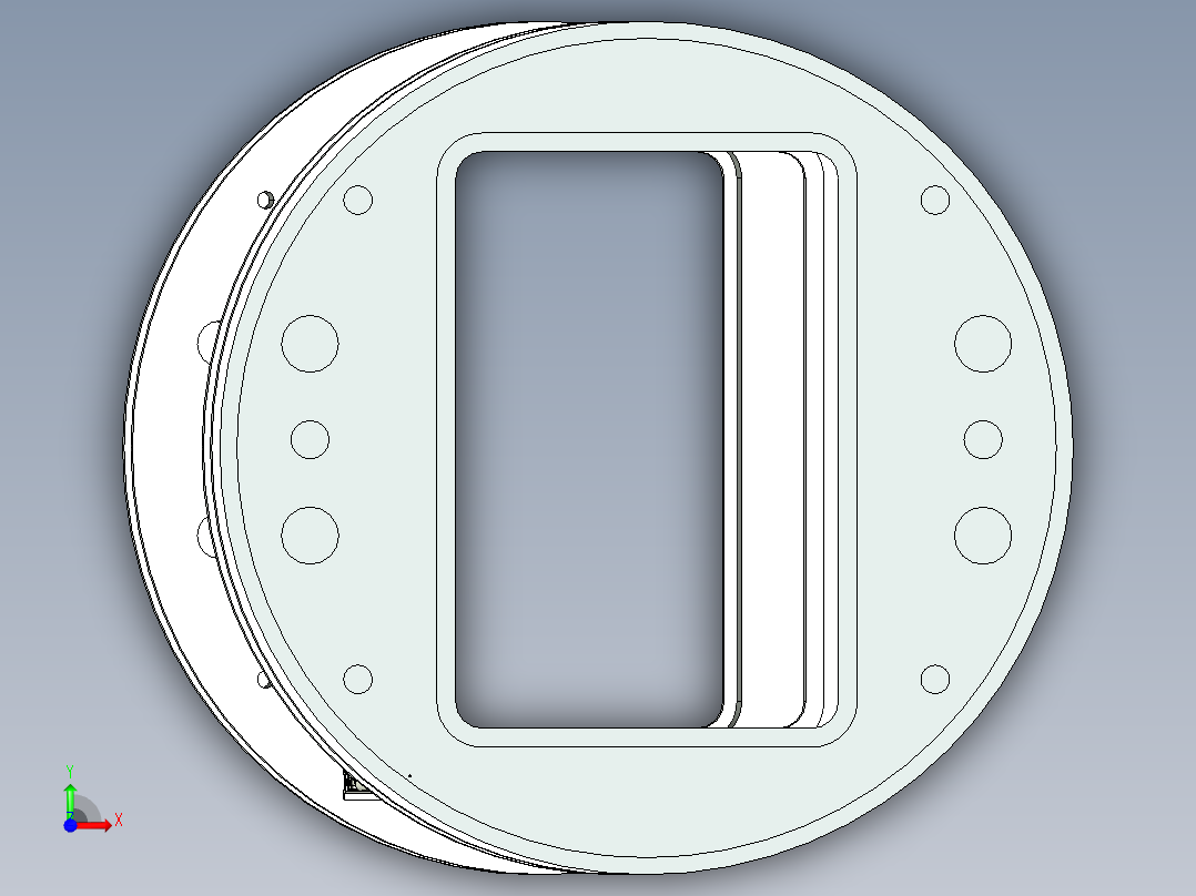 柔性承重地板的设计方案前视图