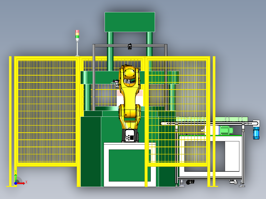 汽车座椅6轴自动上料xt前视图