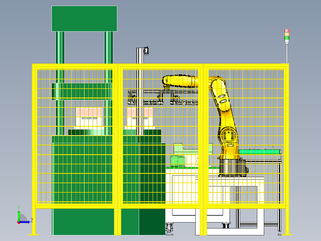 汽车座椅6轴自动上料xt左视图