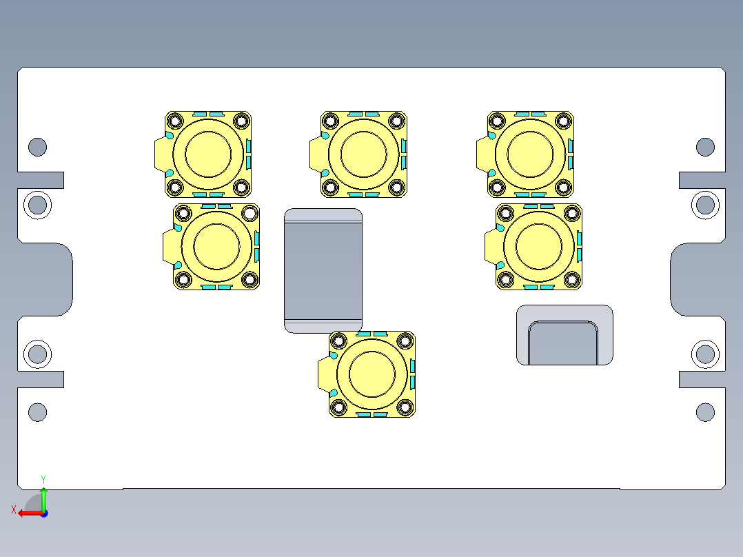 UX563-C-笔记本CNC工装夹具三维模型CNC1-190321后视图