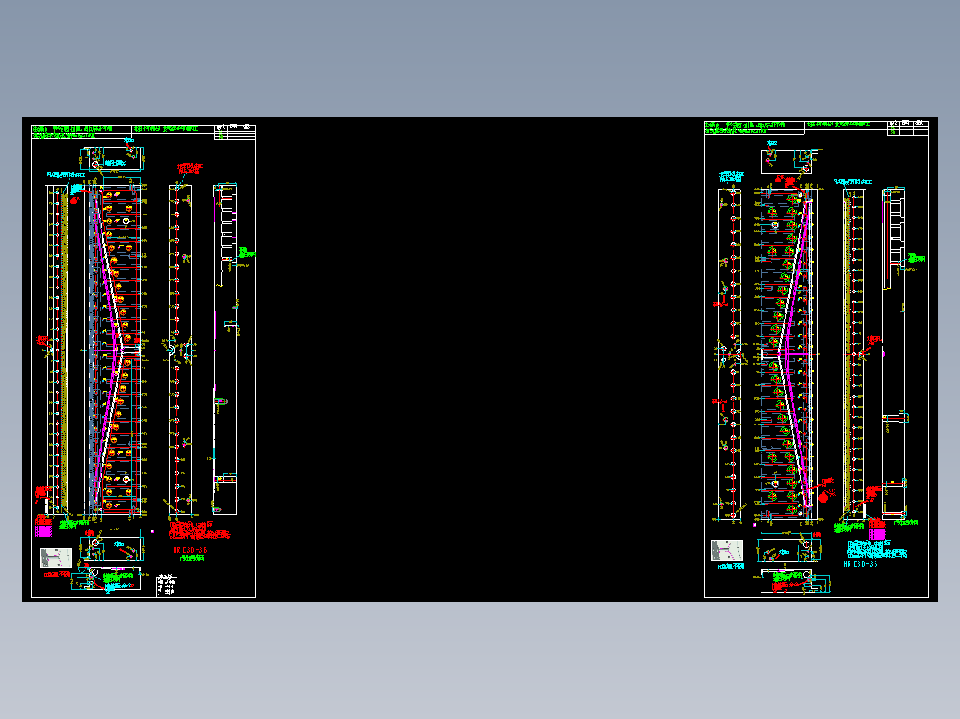 1600熔喷布生产线（带公差图纸较多）