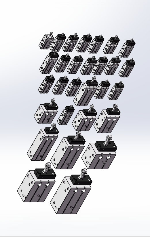 自由安装气缸 CU系列 30款