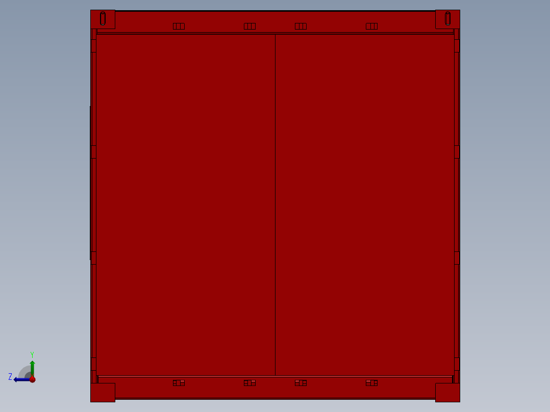 房子、建筑(78)右视图