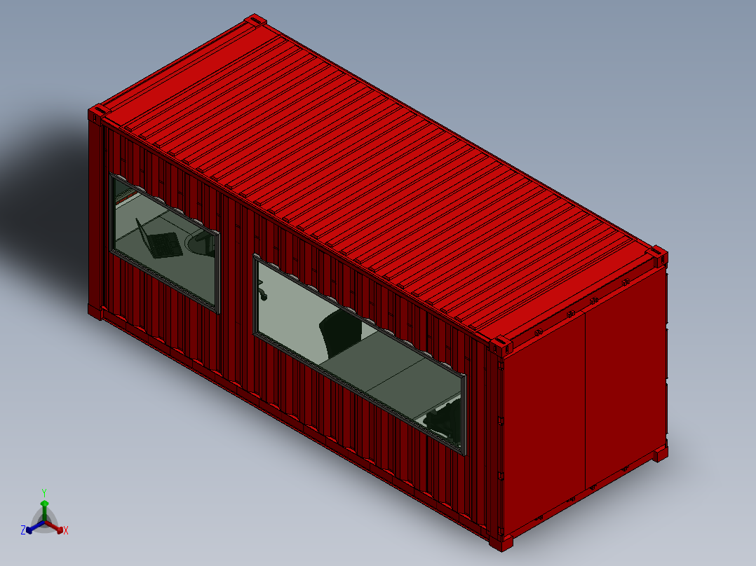房子、建筑(78)正等轴测图