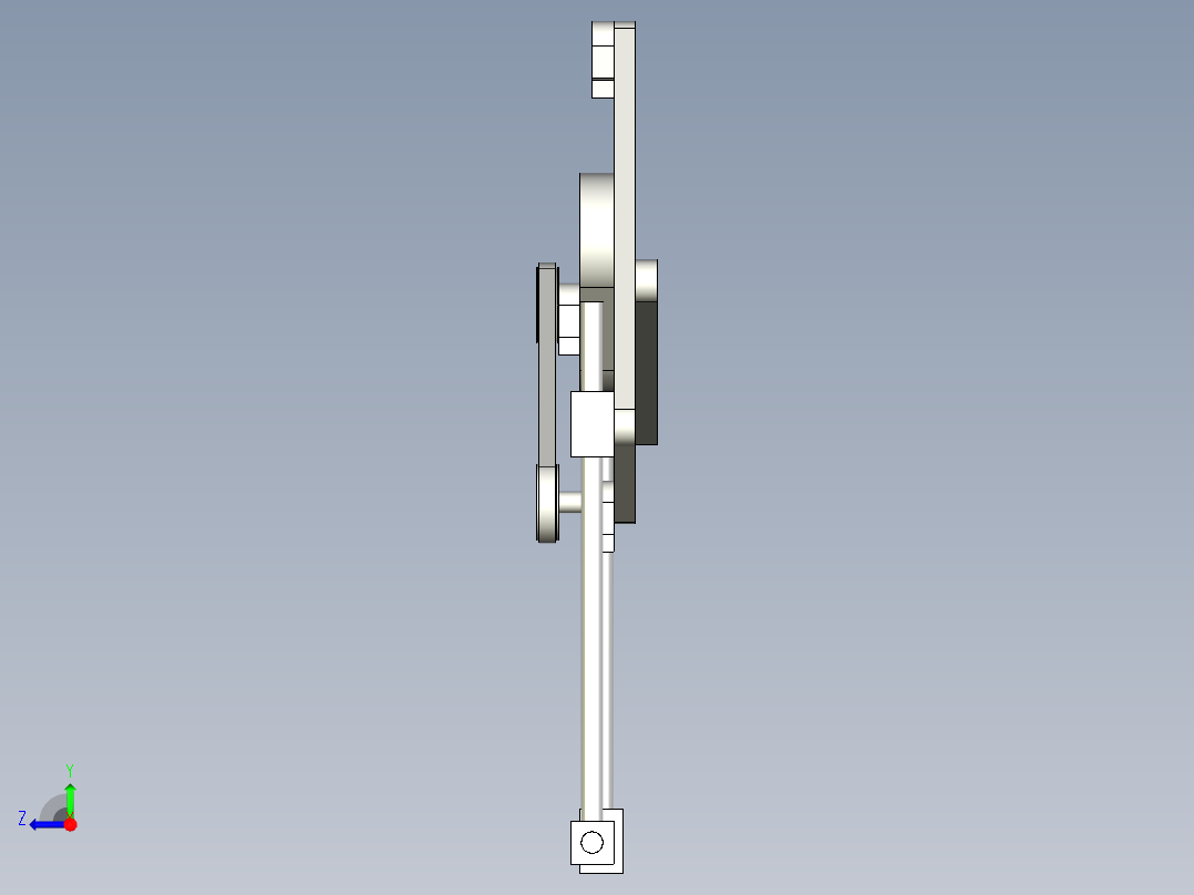 机械传动方案右视图