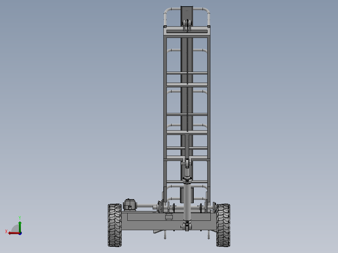 农业机械、播种机(134)后视图