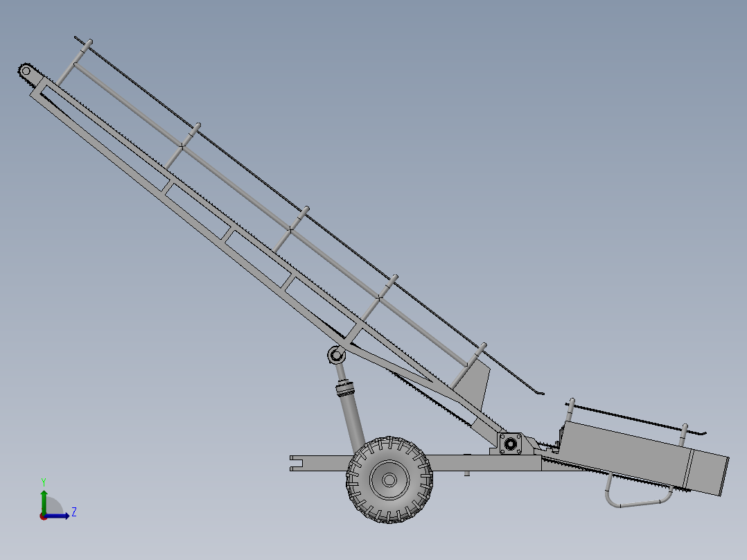 农业机械、播种机(134)左视图