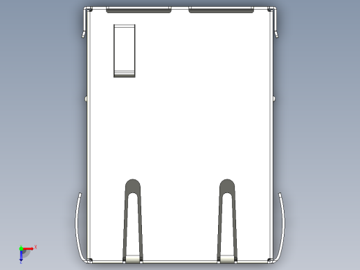连接器插孔1端口100 BASE-T PCB俯视缩略图