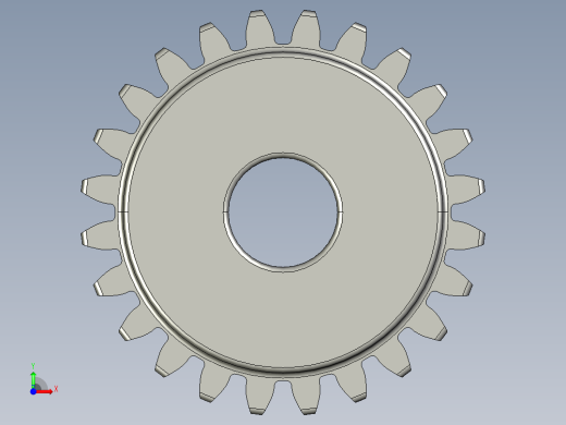 金属齿轮前视缩略图