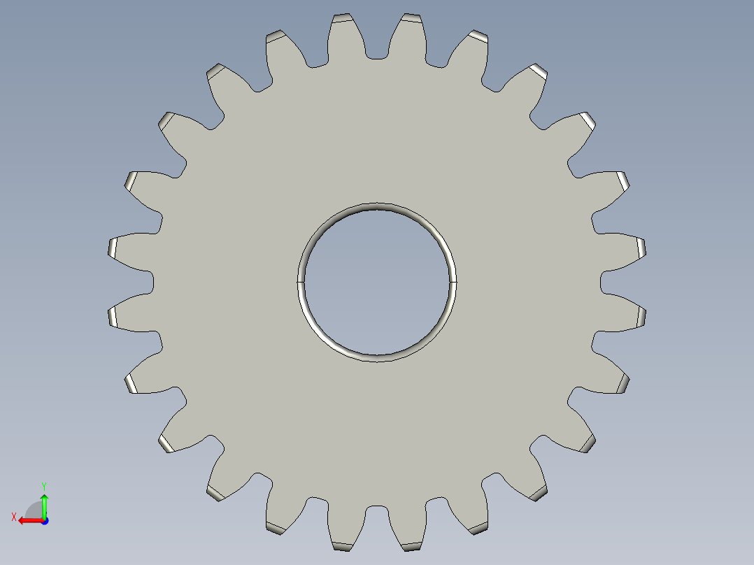金属齿轮后视图