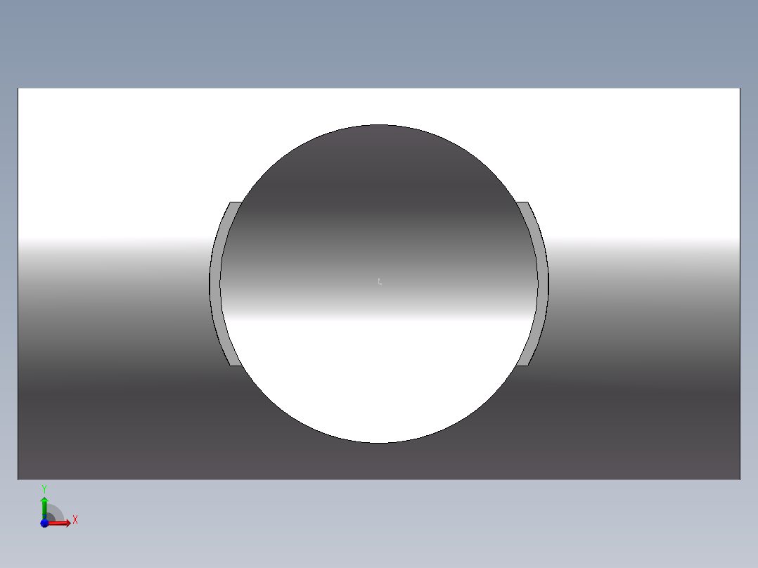 U-PVC_TEE_DN150前视图