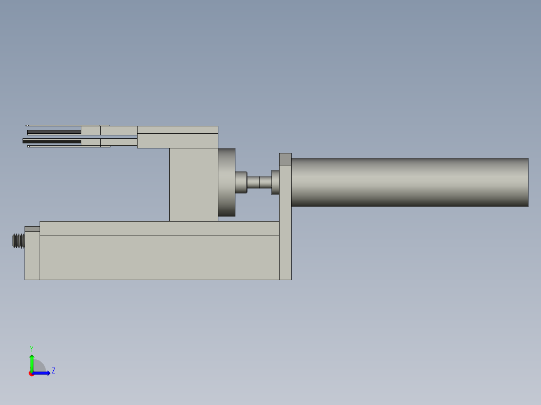TB-03-00夹布带机构左视图