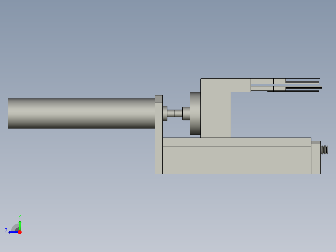 TB-03-00夹布带机构右视图