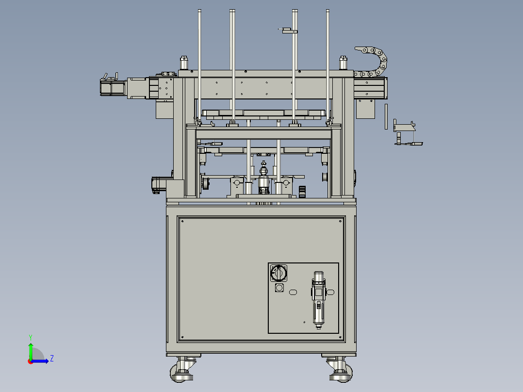 JHZB-外壳上料机构A左视图