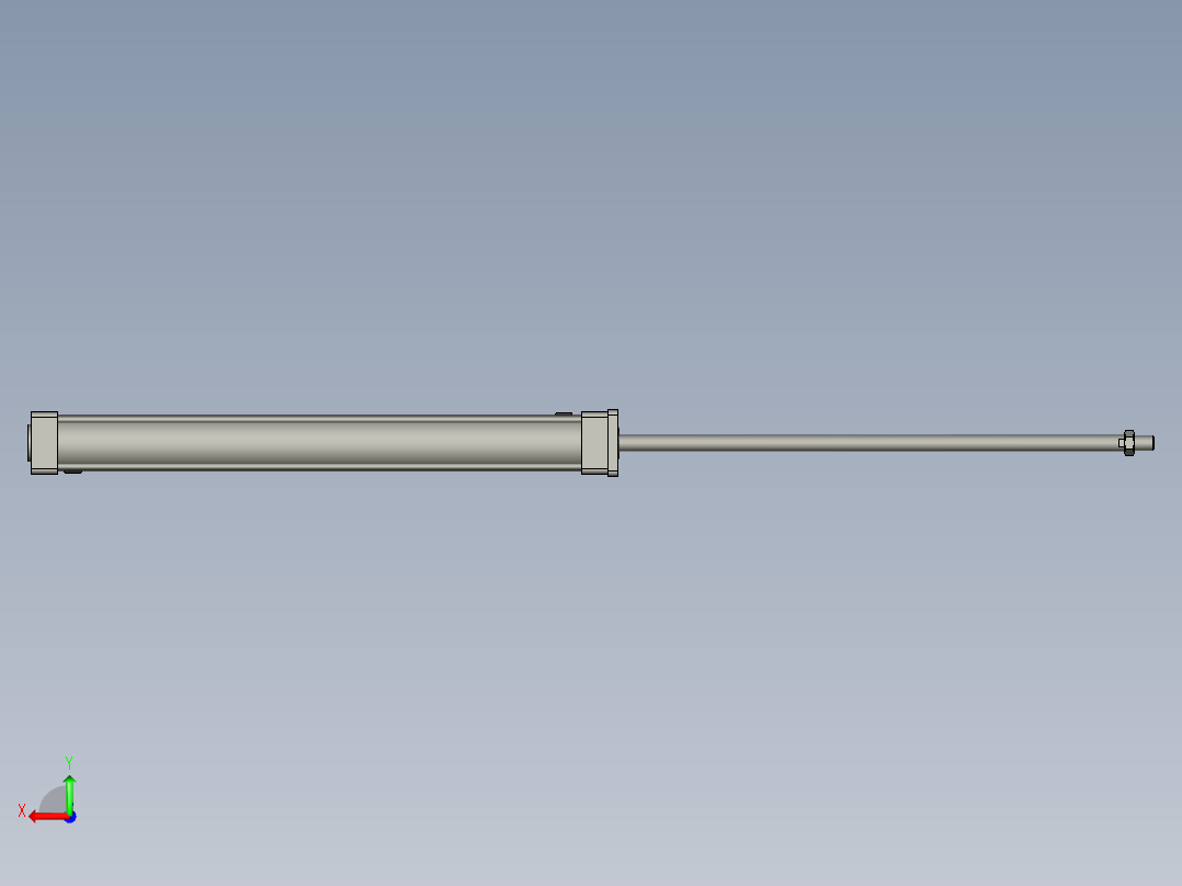 MDBF63-600-M9P气缸后视图