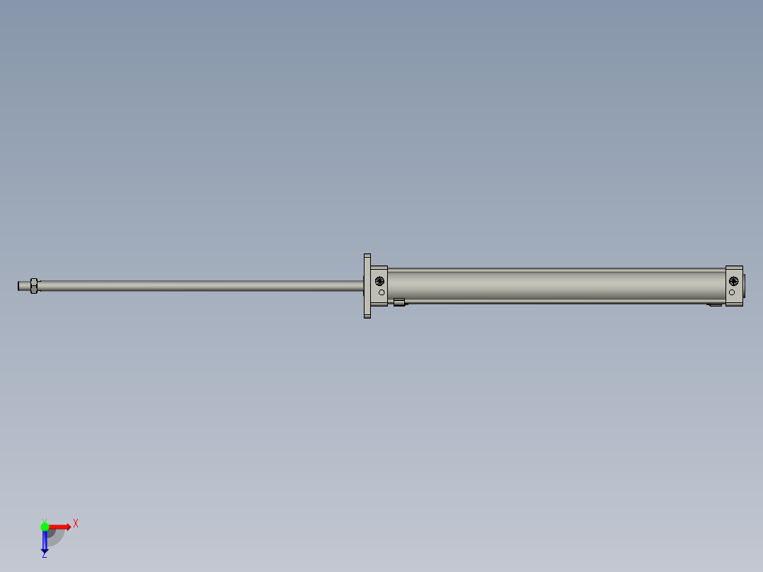 MDBF63-600-M9P气缸俯视图
