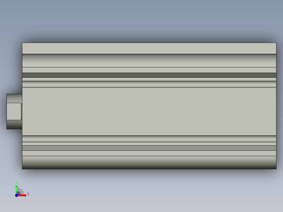 CG--阻挡气缸--CDQ2A40_75DZ_0_1_0_前视图