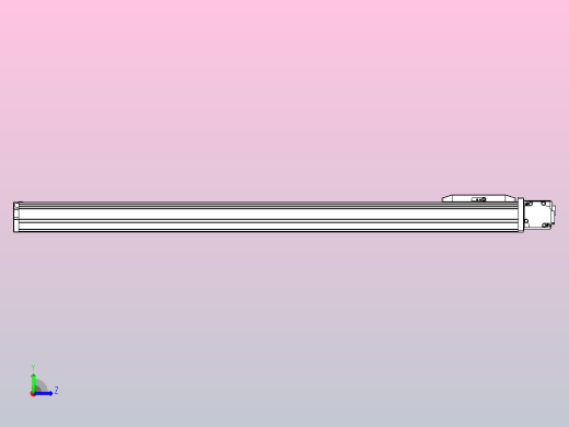 机器人皮带驱动直线轴TPA-GCB-50-P42-L650-DR-M10-N3左视缩略图
