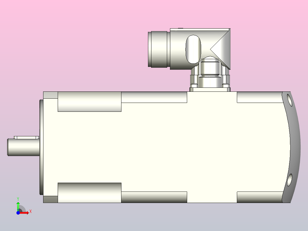 FESTO伺服马达EMMS-AS-70-SK-HS-RS-S1前视图