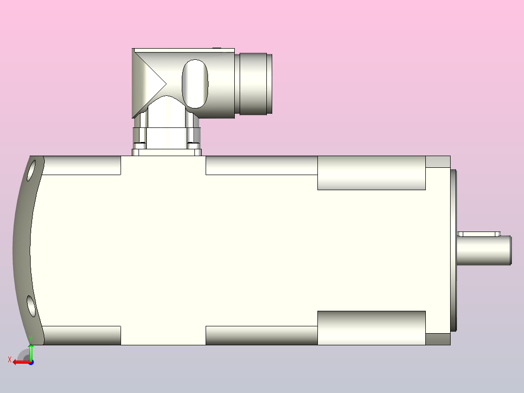 FESTO伺服马达EMMS-AS-70-SK-HS-RS-S1后视图