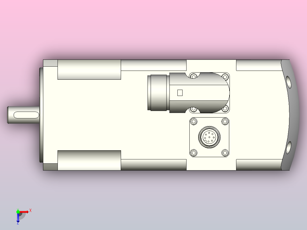 FESTO伺服马达EMMS-AS-70-SK-HS-RS-S1俯视图