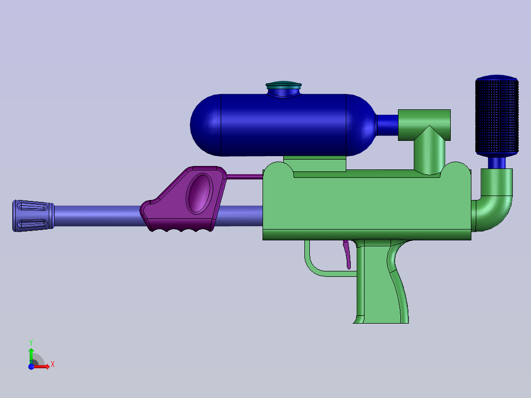 超级泡泡机前视图