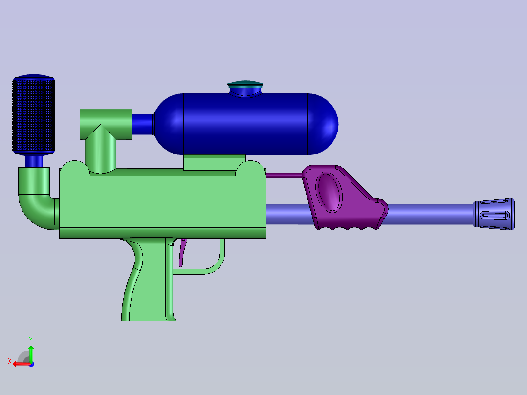 超级泡泡机后视图