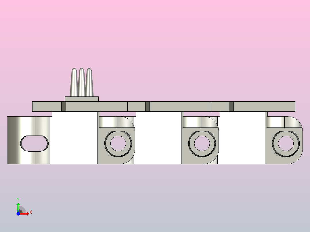 YMTL83B-AZ3-C1 83宽B型弹性楔链前视图